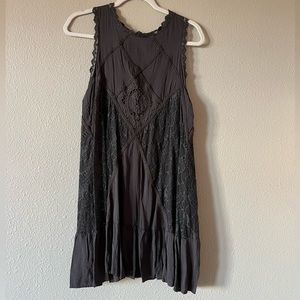 Alter’d State, Dark Gray Lace Detailed Dress, Size M